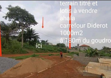 Terrain commercial a vendre